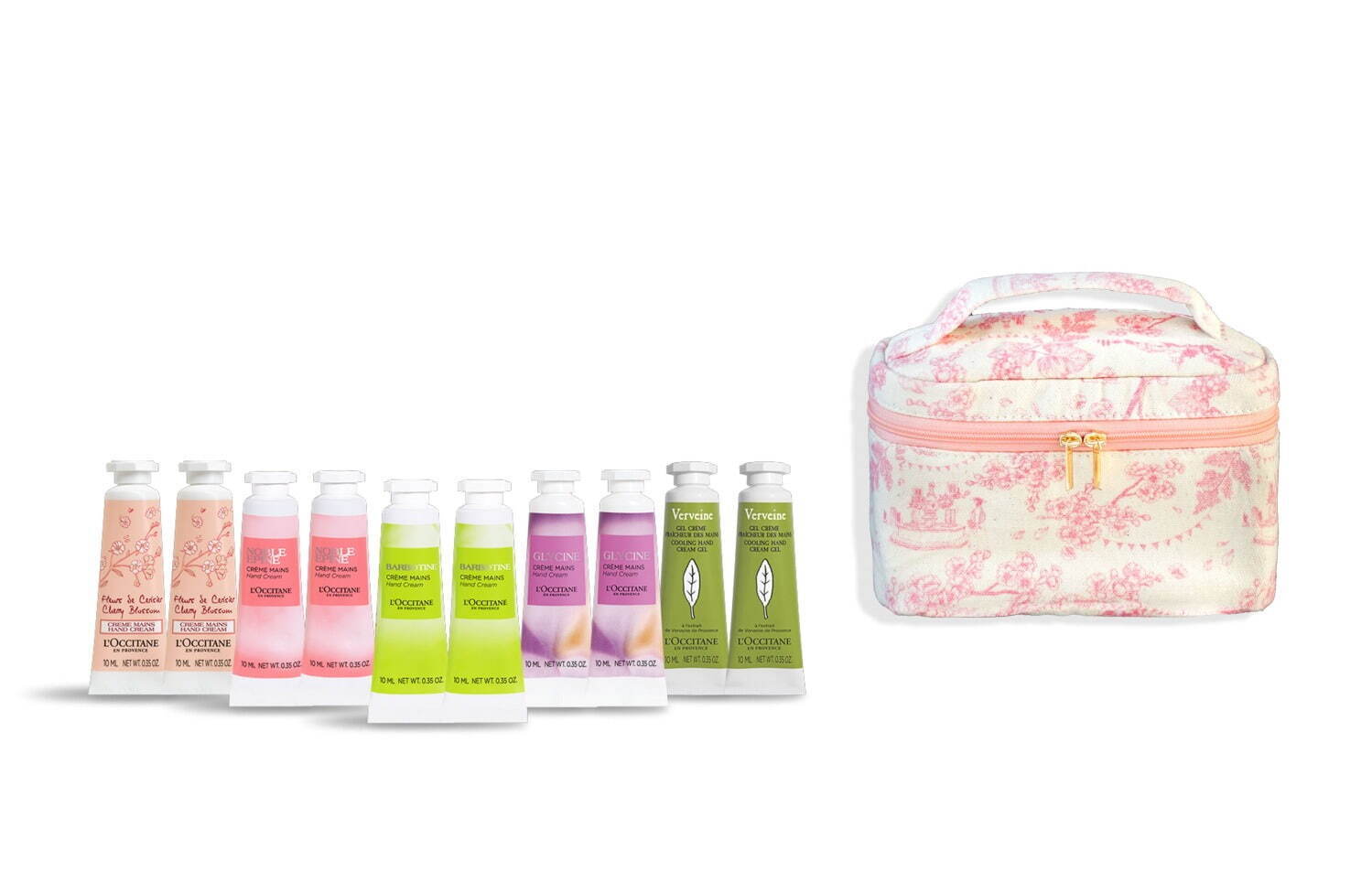 ロクシタン25年春“花＆ハーブ香る”ハンドクリームギフト、トワル・ド