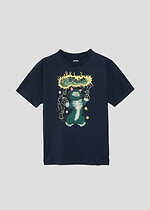 グラニフ×石黒亜矢子“化け猫”プリントのTシャツやワンピース、“黒猫の