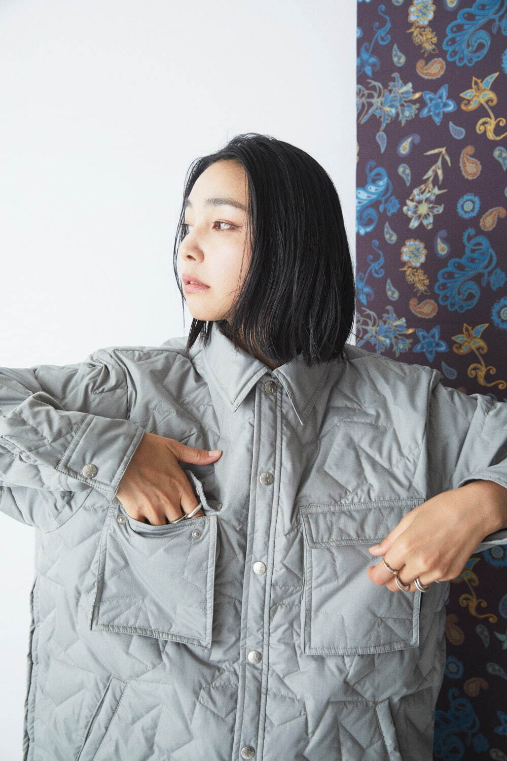 コンバース トウキョウ×タイオン“星型キルティング”のダウンジャケット