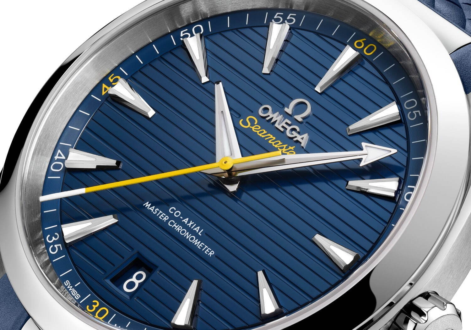 オメガ腕時計「シーマスター アクアテラ」スウェーデン国旗着想の