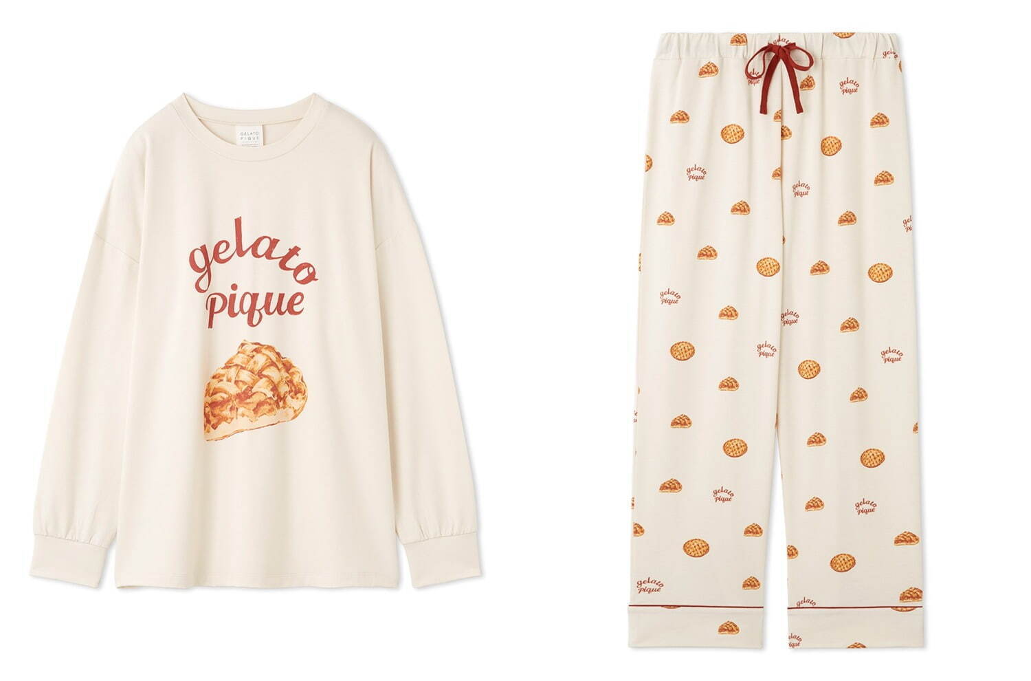 写真8/18｜ジェラート ピケ「バター＆アップルパイ」ルームウェア