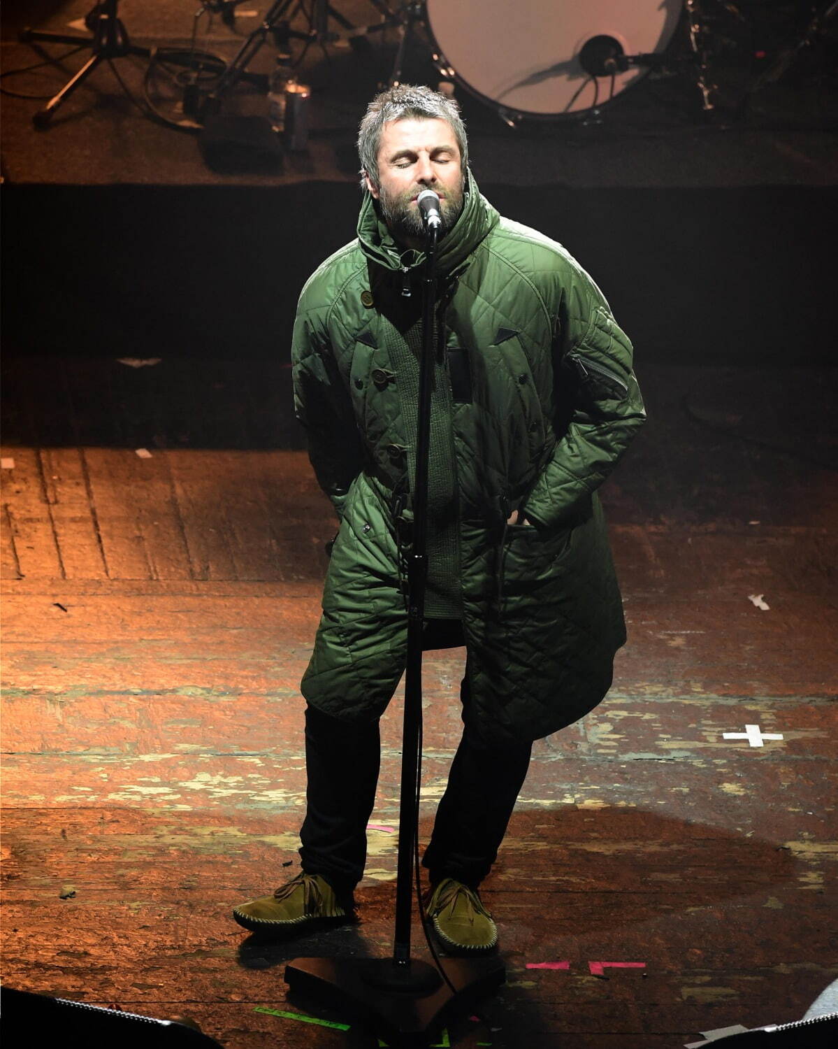 バーバリー「オアシス」リアム・ギャラガー着用キルティングコートを