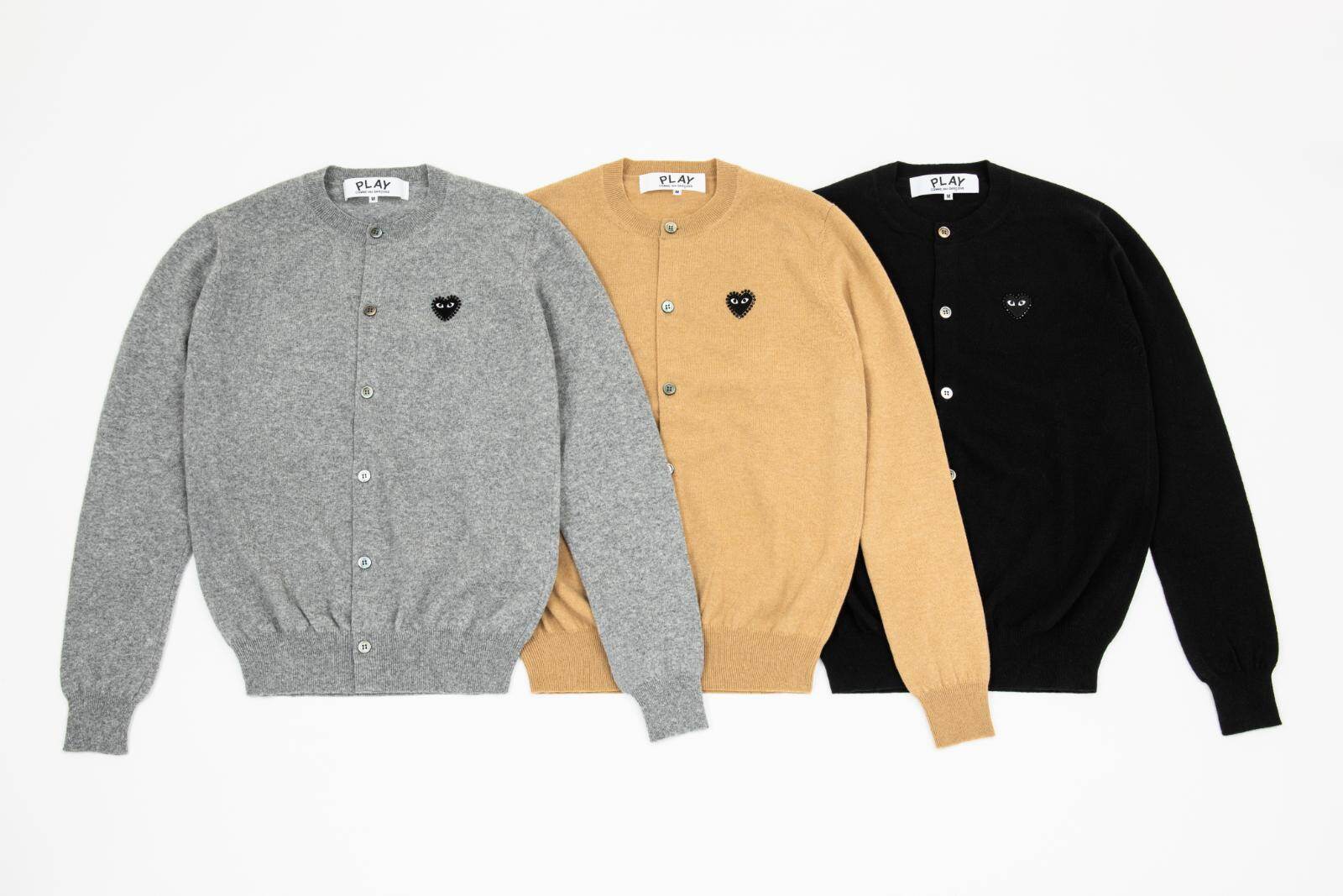 プレイ・コム デ ギャルソン、小さめハートエンブレムに“ライン