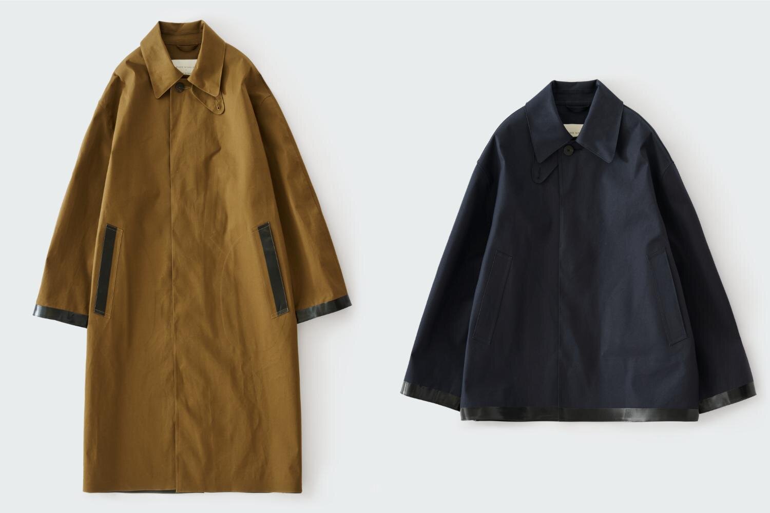 マッキントッシュからドーバー銀座限定のゴム引きコート、スタッズを施