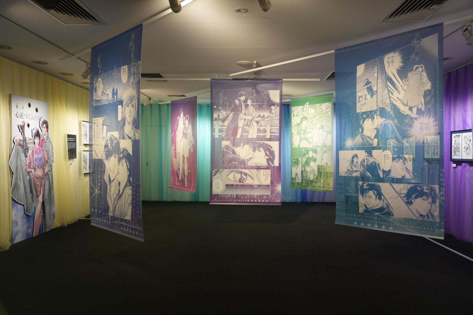 漫画「シティーハンター」原画展が東京・上野の森美術館で、400点以上