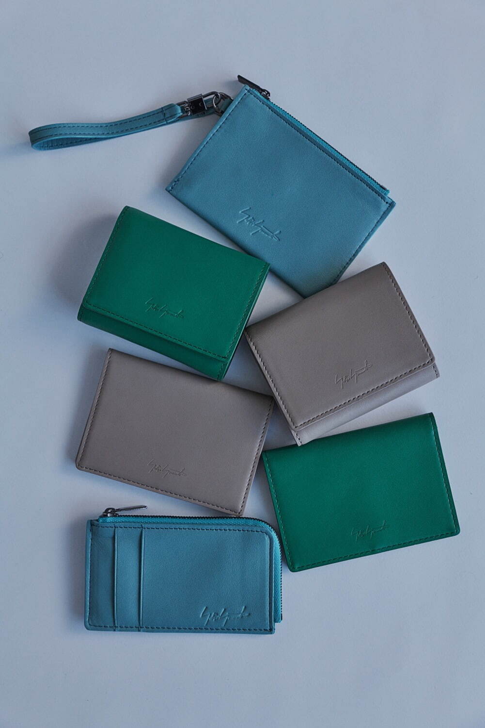 ディスコード ヨウジヤマモト“マーブル模様”ウォレット、ムラ感レザー