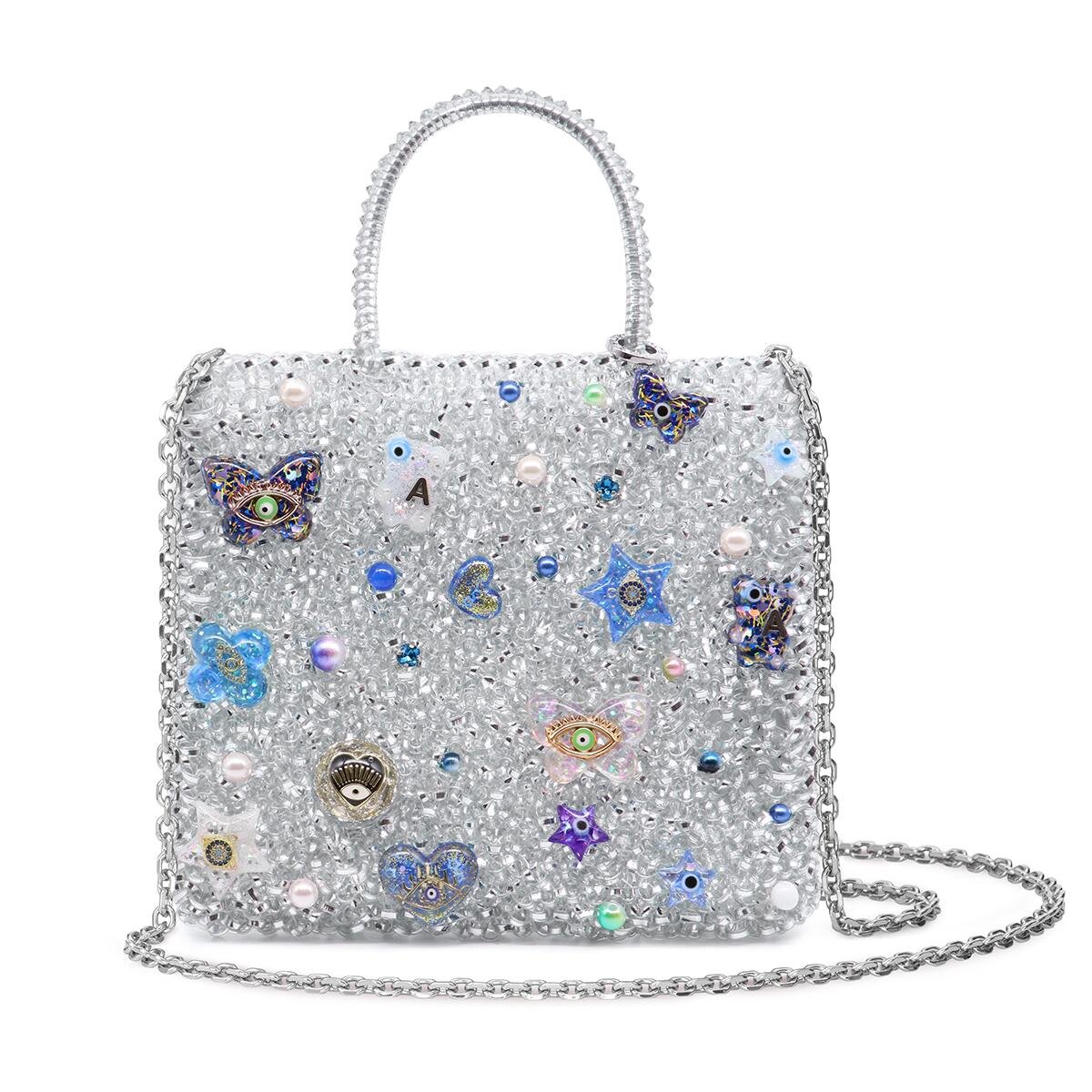 アンテプリマ×蜷川実花の“蝶や星”煌めくワイヤーバッグ、クリスタル