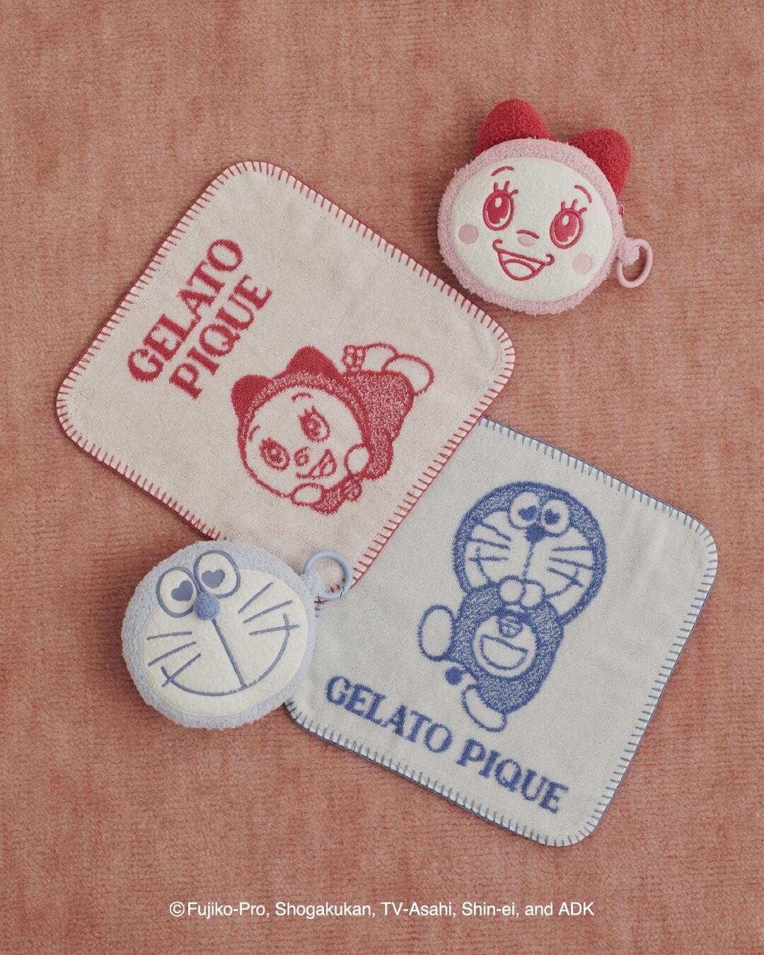 ジェラート ピケ「ドラえもん＆ドラミ」にっこり笑顔やプンプン怒り顔