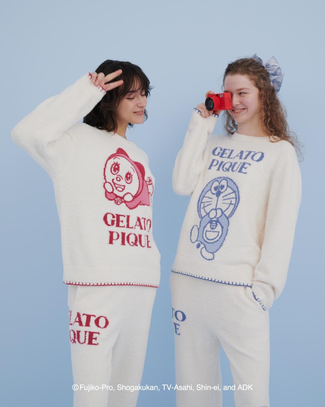 ジェラート ピケ「ドラえもん＆ドラミ」にっこり笑顔やプンプン怒り顔