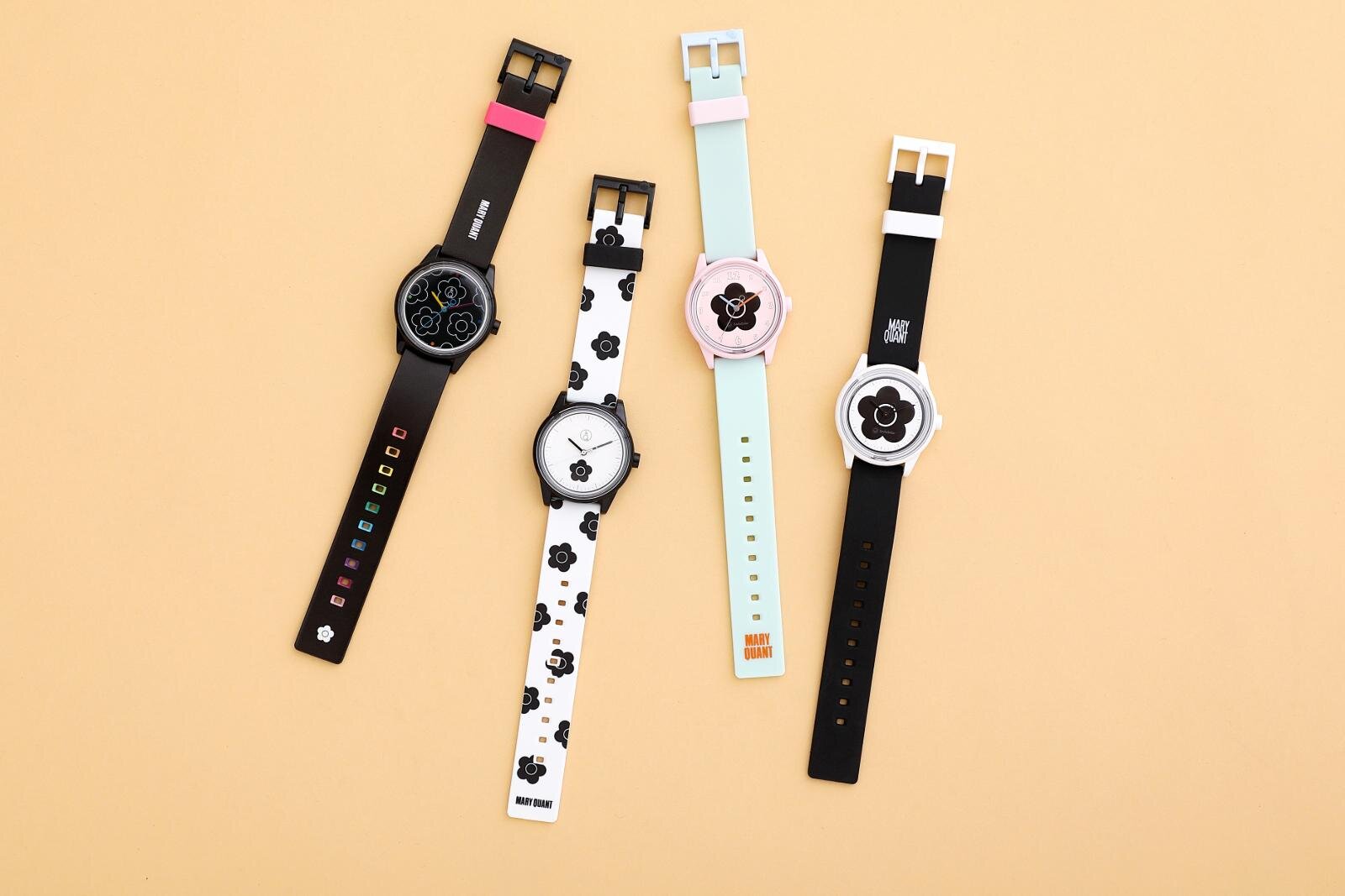 マリークヮント×BABY-G”デイジー”を散りばめた、ブラックのコラボ