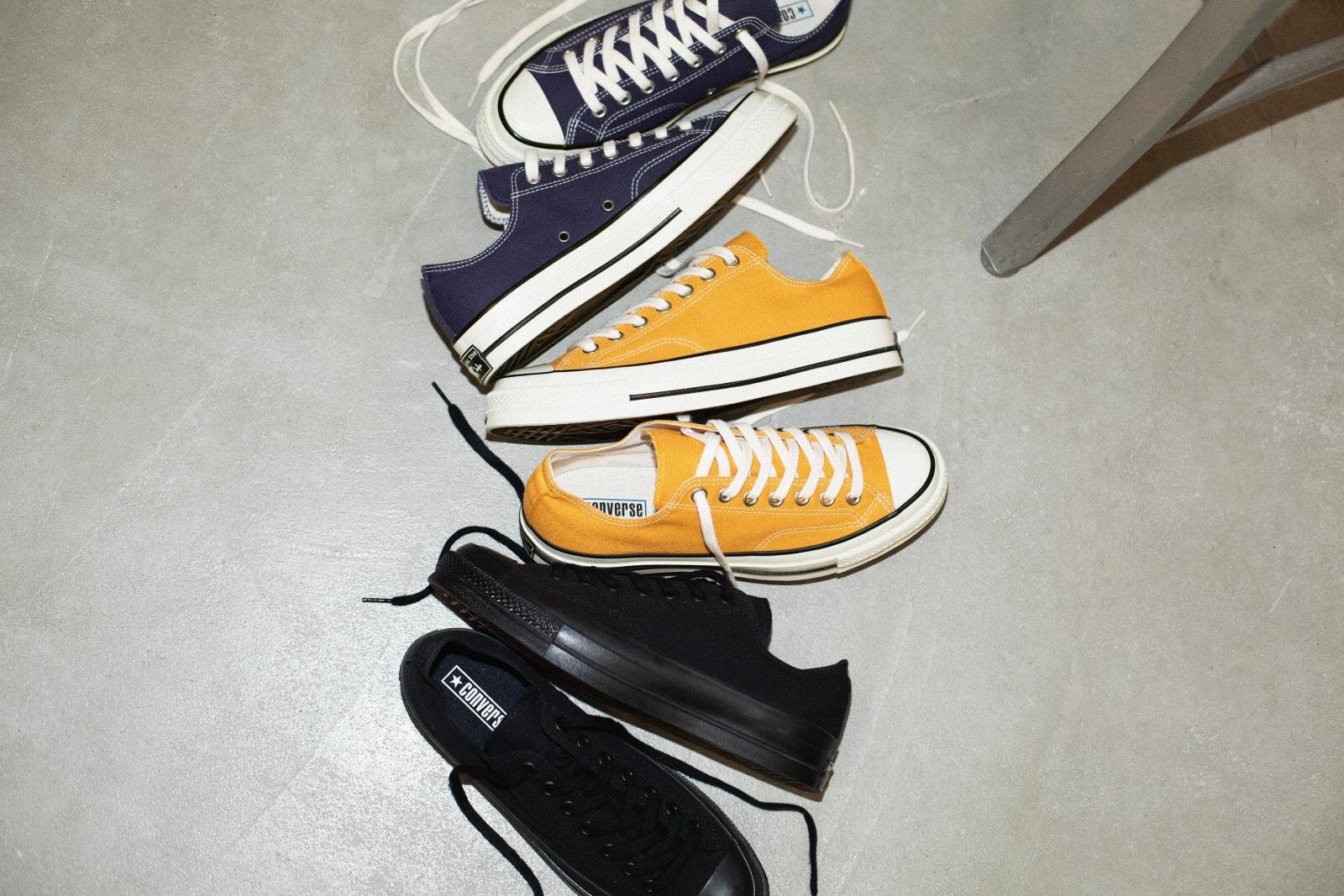 マスターマインド×コンバース“スカルロゴ”メンズスニーカー、阪急