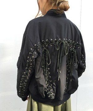 G.V.G.V.のMA-1ブルゾン＆新作N2-Bジャケット、背面にカラーレース