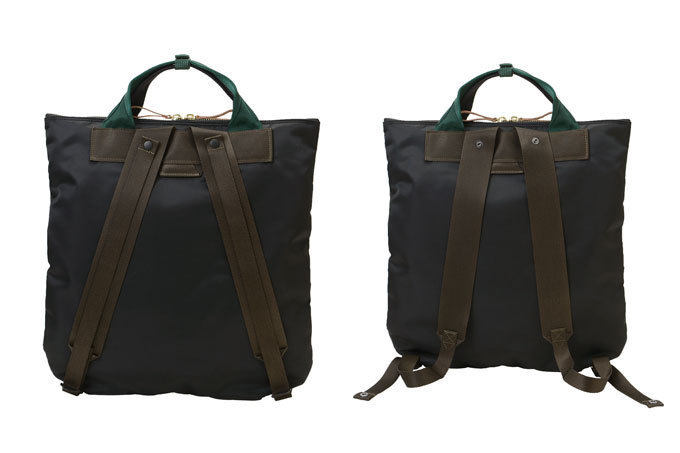 マルニ×ポーター 第4弾に新作 - 2WAY仕様のトートバッグ、ダーク