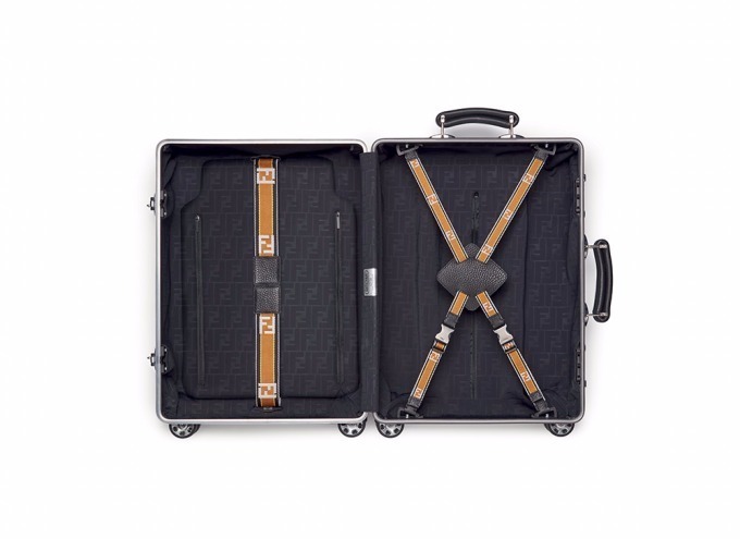 フェンディ×リモワの限定スーツケース登場、アルミボディにつや消し