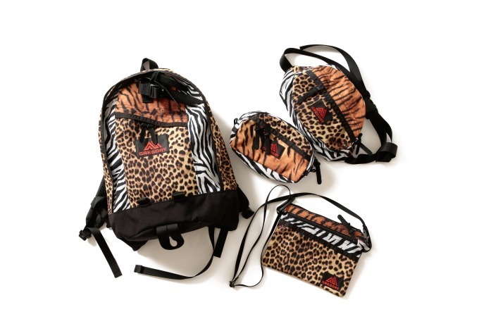 グレゴリー×ビームス ボーイ、虎×ゼブラ×レオパード柄入りバックパック