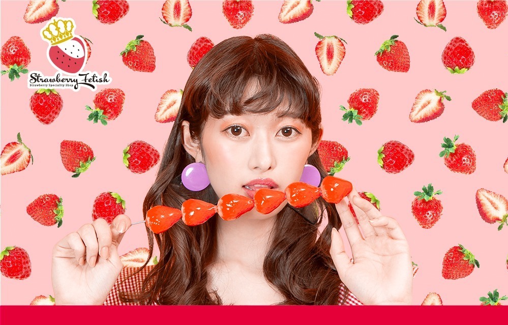 日本初いちご飴専門店「ストロベリー フェチ」渋谷109にオープン