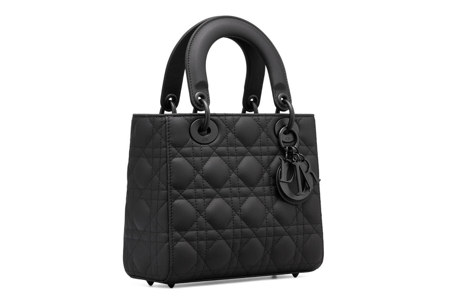 ディオールのアイコンバッグが“ウルトラマットブラック”で登場「レディ