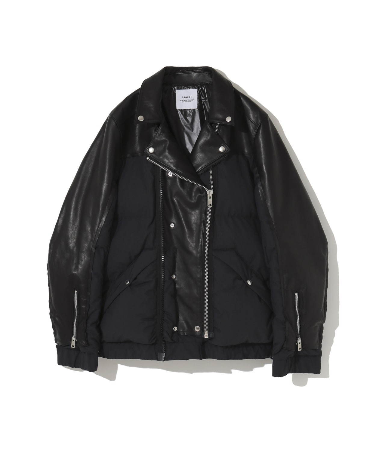 サカイ×アンダーカバーのカスタムレザーブルゾン - 定番ライダースを再
