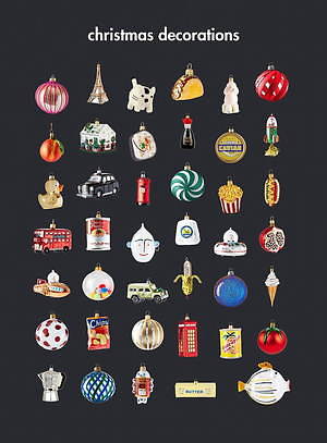 ザ・コンランショップのクリスマスオーナメント、キュートな動物や