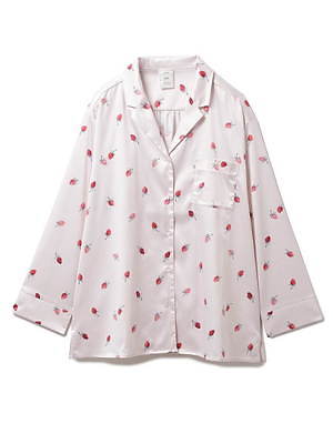 ジェラート ピケの“いちご”ルームウェア、つぶつぶMIXの苺ミルク色