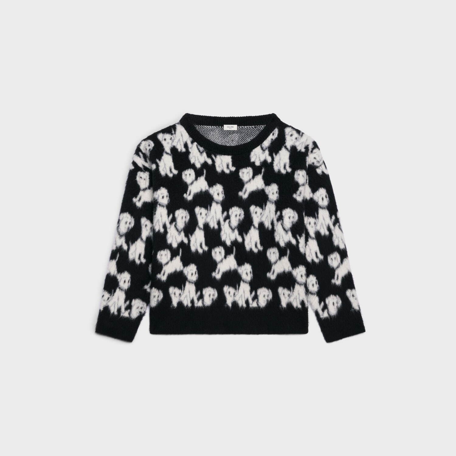 セリーヌ“犬”モチーフの総柄セーターやロゴの格子柄ブラウスなど限定