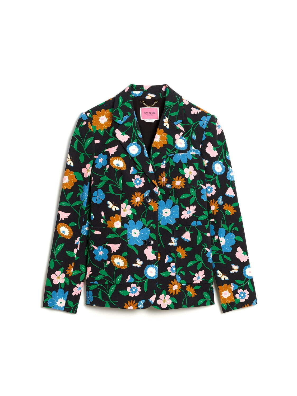 ケイト・スペード22年春の新作ウェア、“花＆蝶”のふんわりワンピースや