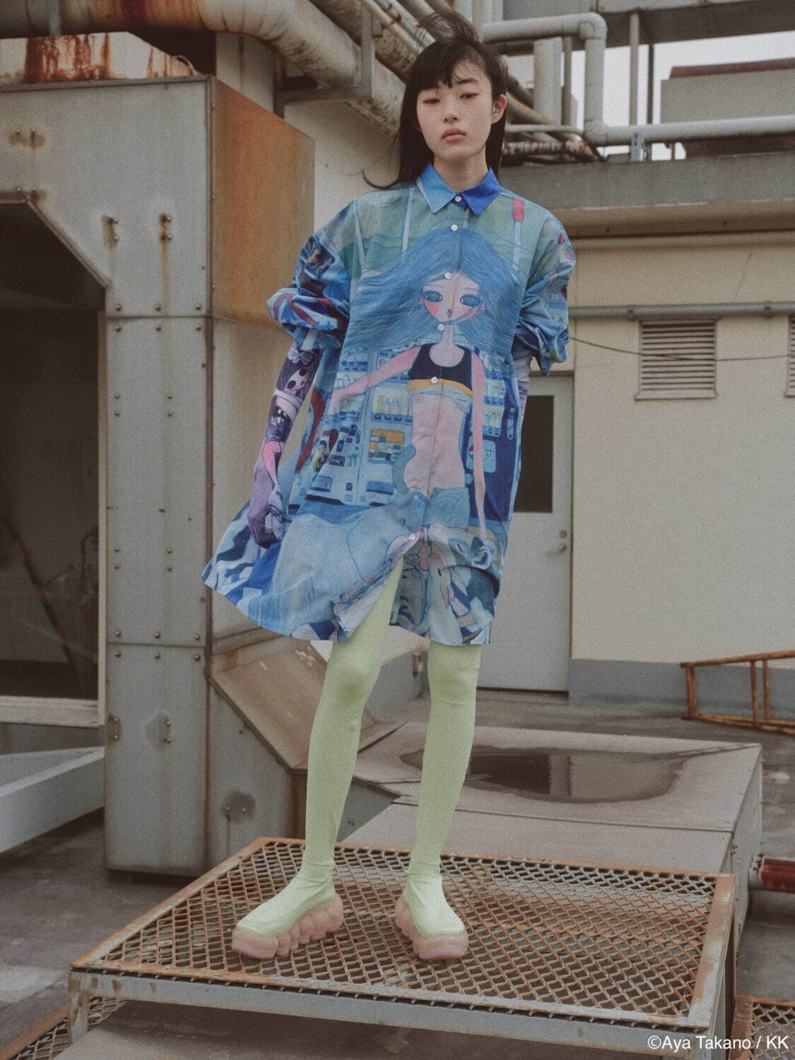 タカノ綾×ミキオサカベ“ぷっくりソール”スニーカー＆コラボウェア