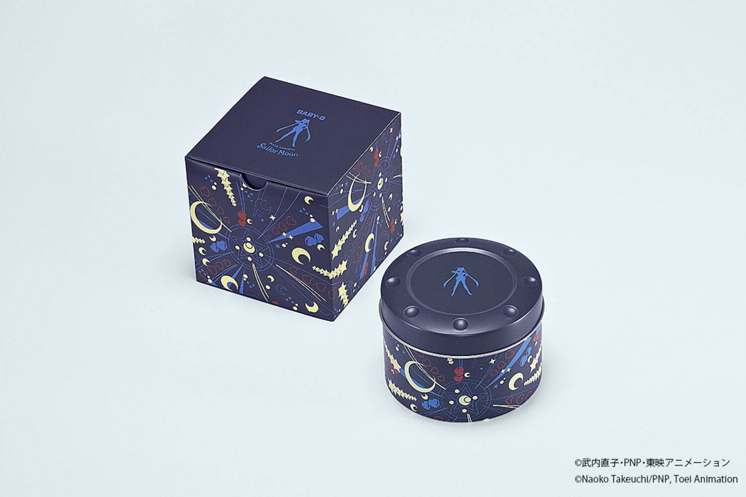 BABY-G「セーラームーン」変身シーン着想の腕時計、煌めく月モチーフ