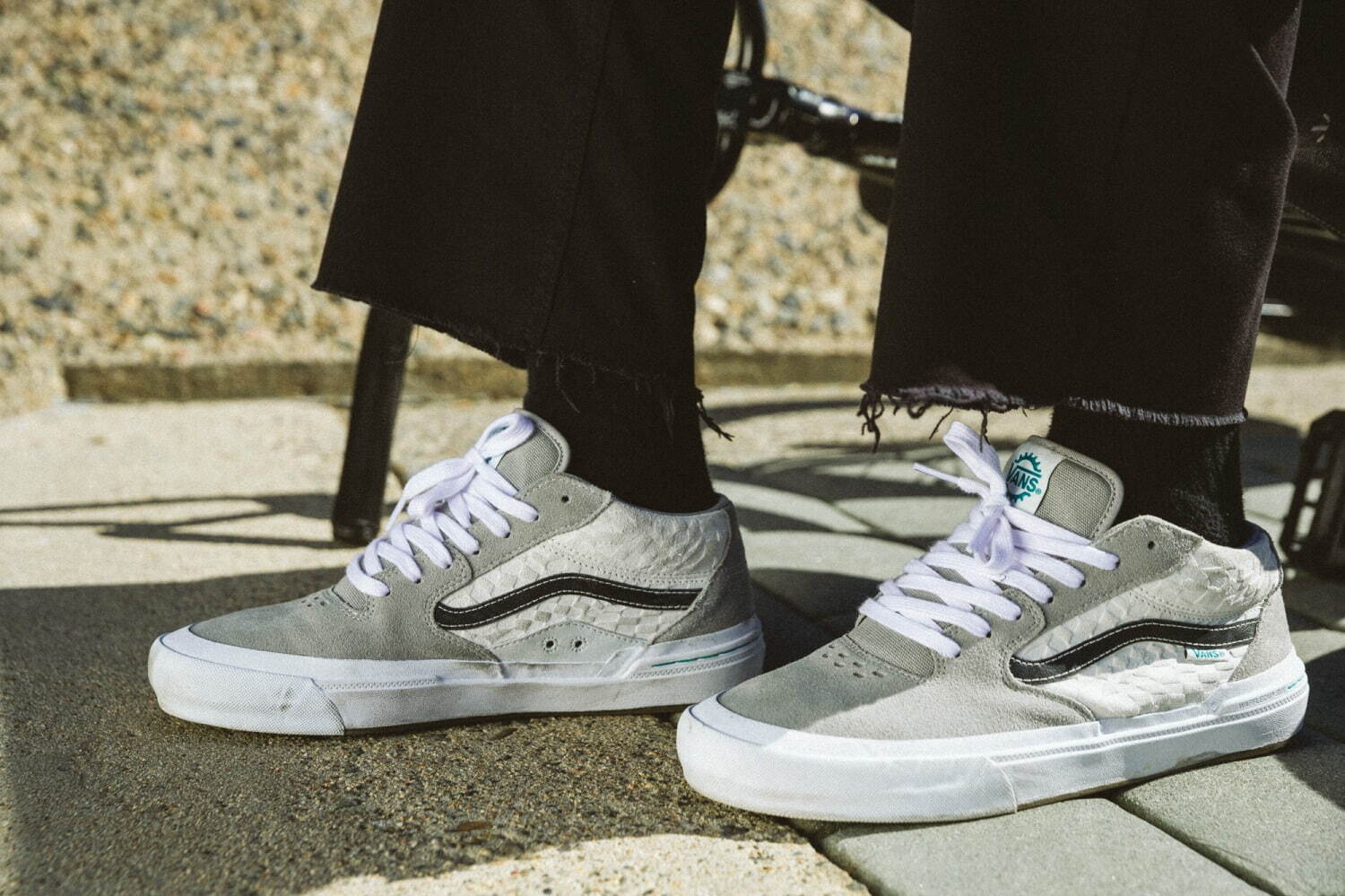 VANS“立体感チェッカーボード”の「BMX スタイル 114」BMXのためのユニ