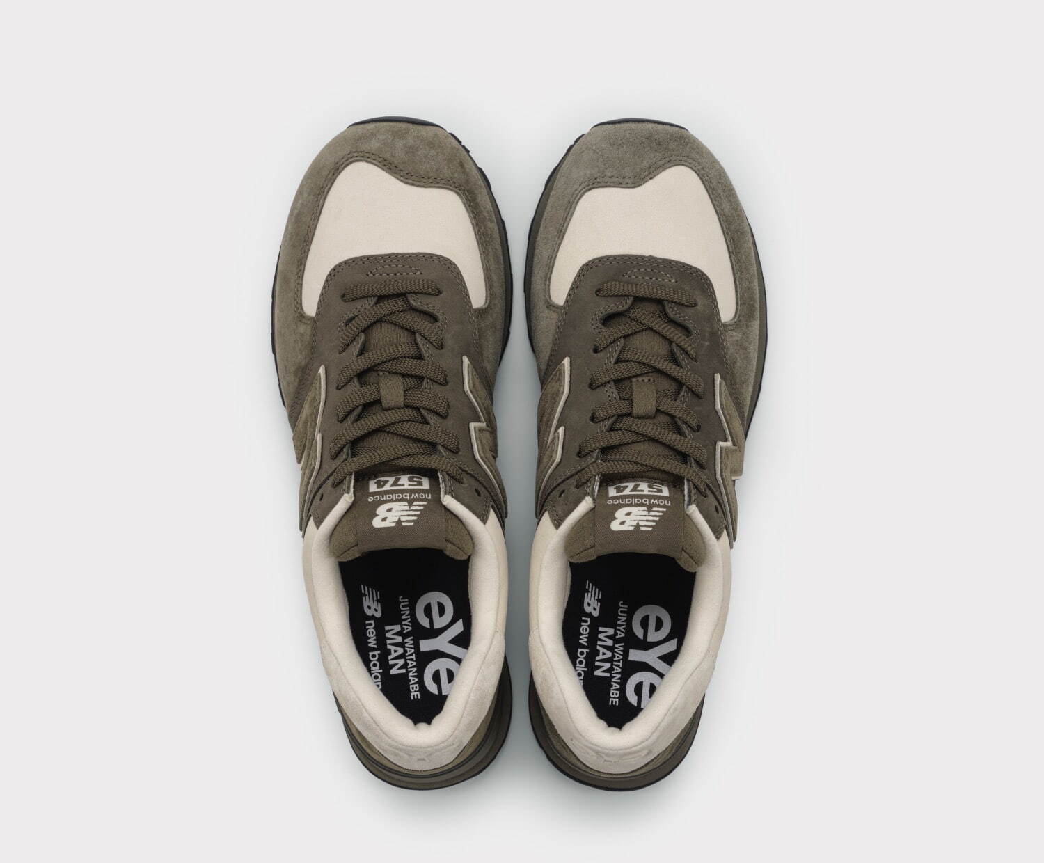 アイ ジュンヤ ワタナベ マン × ニューバランス「574」スニーカー、撥