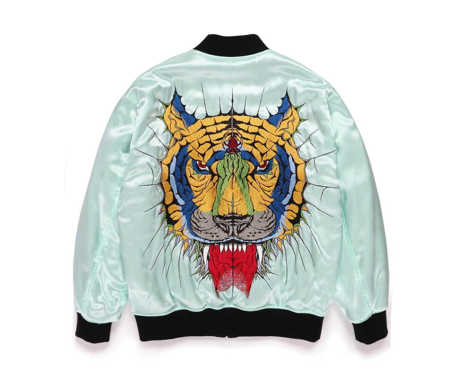 ワコマリア×ウルフズヘッド、“虎”や“蜘蛛”刺繍のリバーシブル