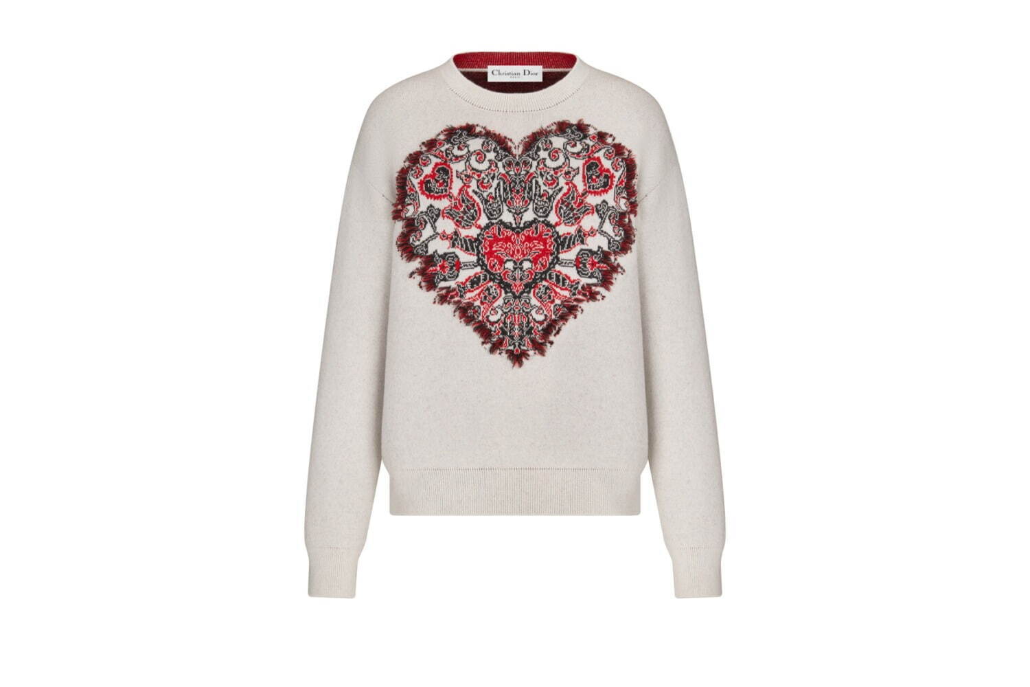 ディオール新作“ハート×アラベスク模様”のセーター＆ハート