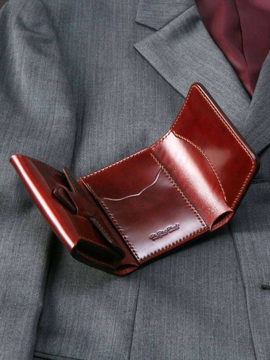 コードバン 三つ折 ミニ ウォレット FN-WSN3-3S | THE FLAT HEAD