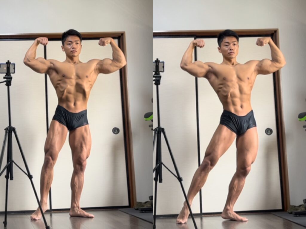 ボディビルポーズ：ダブルバイセップスについて - 豊橋市佐藤町