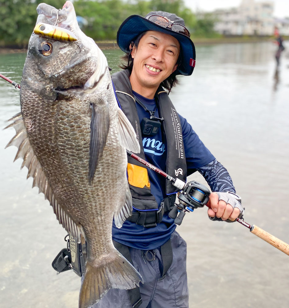 トップチヌでの大物外道！？～Beams LOWER7.3L～ - Fishman