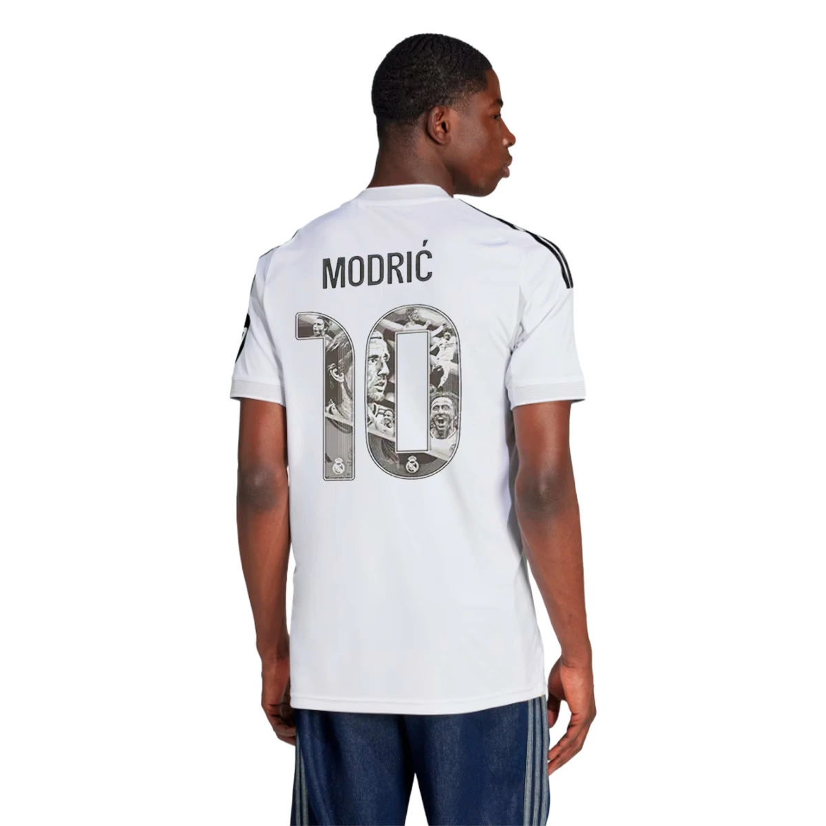 Jersey adidas Modric Real Madrid 2025-2026 Tribute Home White