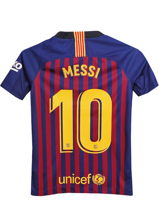 ナイキ) NIKE/18/19バルセロナ/ホーム/半袖/メッシ/ジュニア用/894458