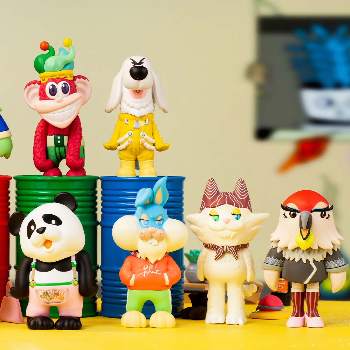 POP MART COOLRAINLABO Oh Face Series [1 Blind Box]