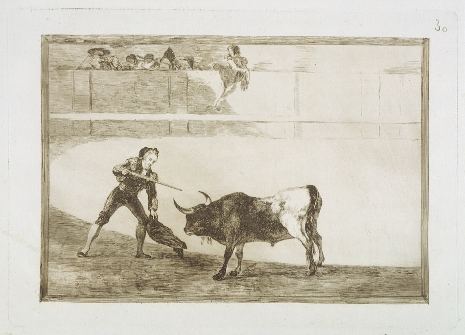 闘牛技/30 ペドロ・ロメーロ、静止した牡牛を殺す | フランシスコ・デ