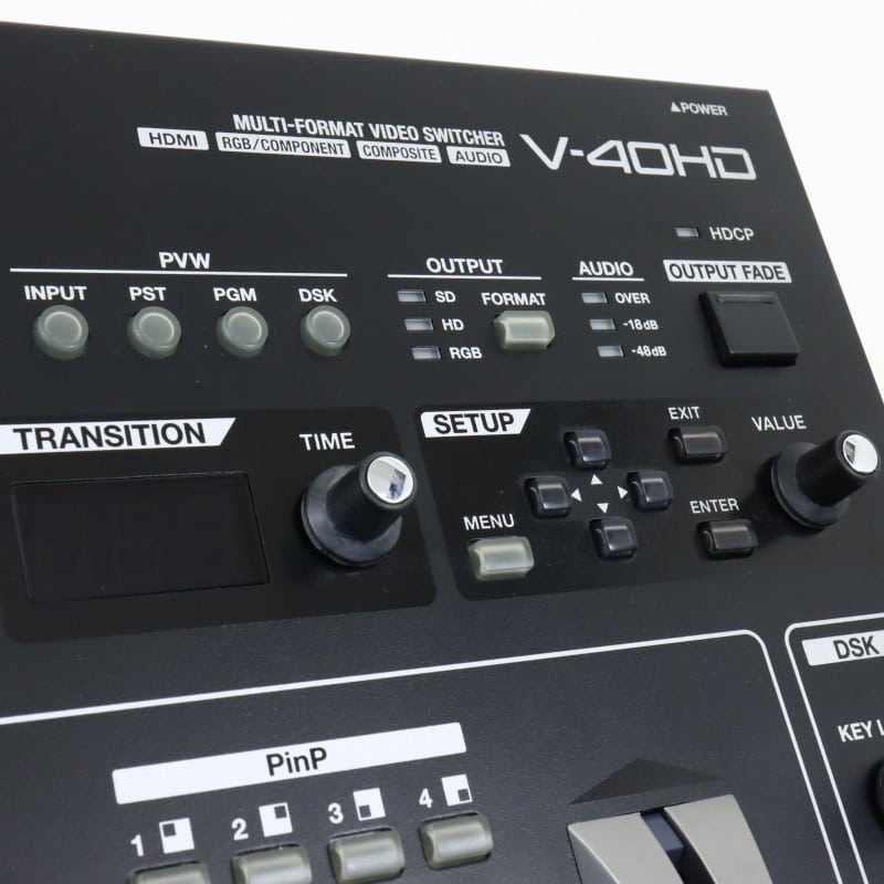 Roland V-40HD [マルチフォーマット・ビデオ・スイッチャー] 中古