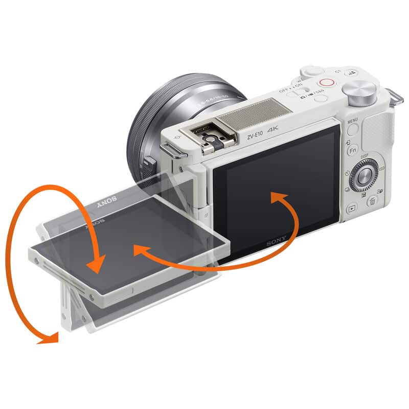 SONY VLOGCAM ZV-E10 ダブルズームレンズキット ホワイト ZV-E10X W