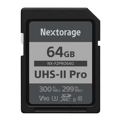 Nextorage NX-F2PRO64G SDXC UHS-II U3 V90 メモリーカード 64GB 新品