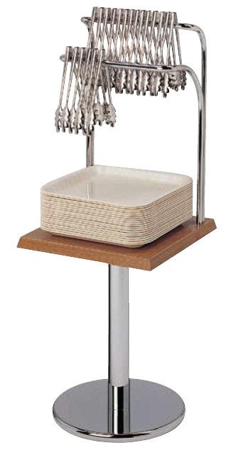 シンプル セルフスタンドP-67-S/トレーとトング台の通販-フクジネット