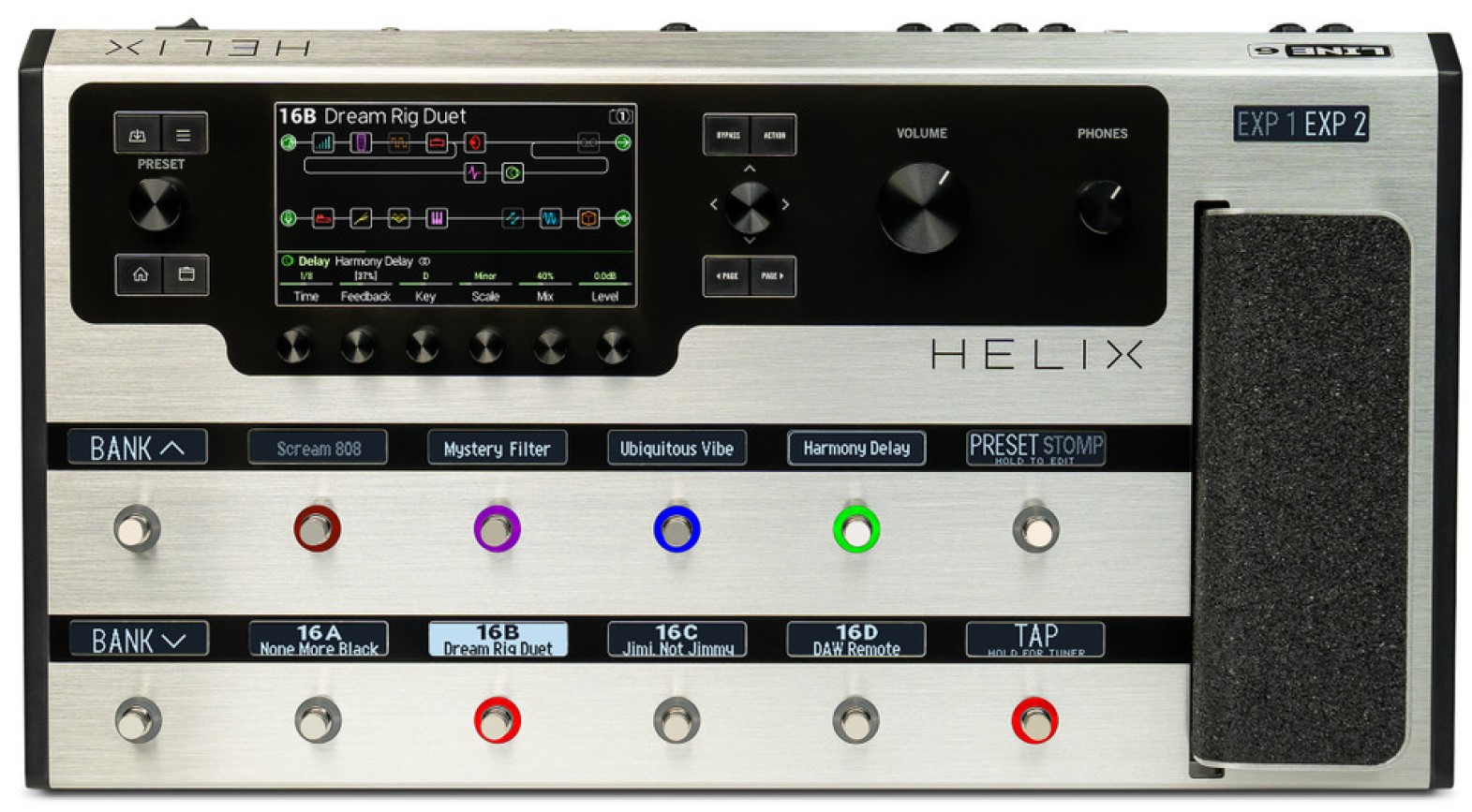 Line 6 Helix Limited Edition Platinum Guitar Amp Modeler and Multi