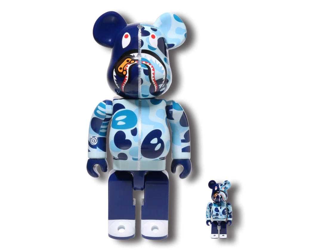 2024年 6/1 発売】BE@BRICK × A BATHING APE BABY MILO CAMO SHARK 100