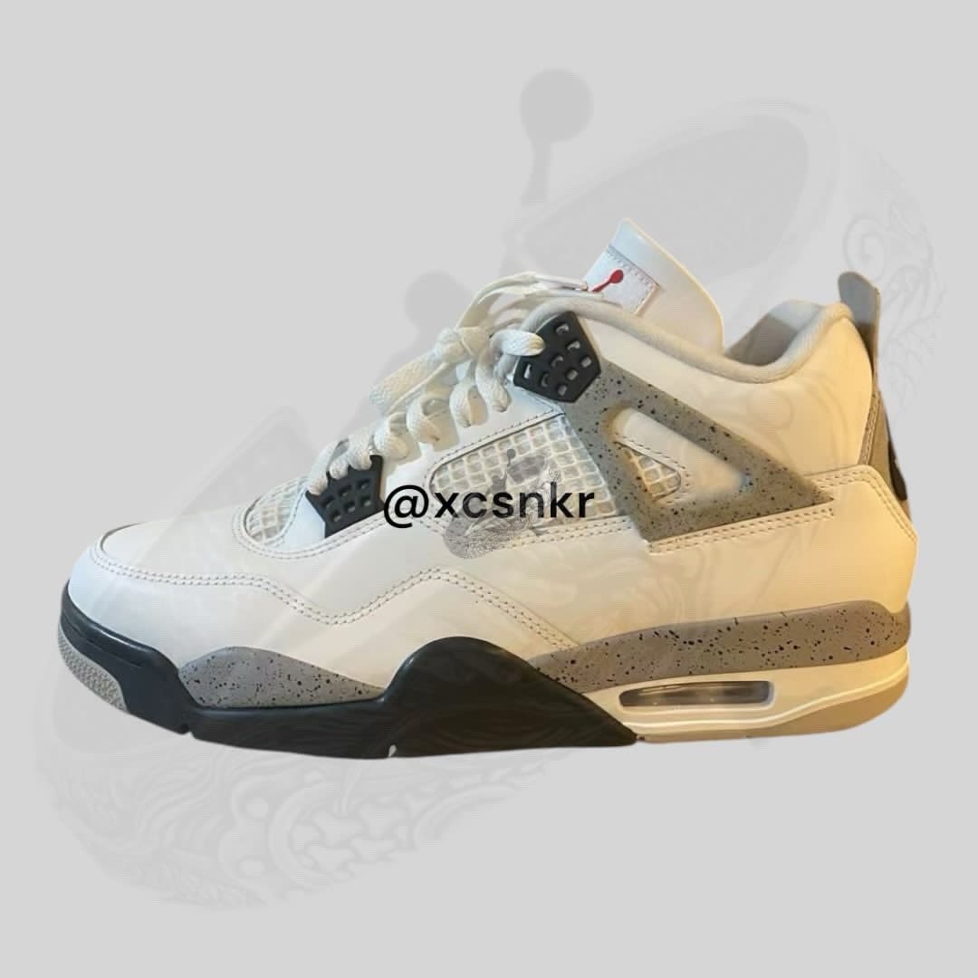 2025年 5/24 復刻】NIKE AIR JORDAN 4 RETRO “White Cement” (ナイキ