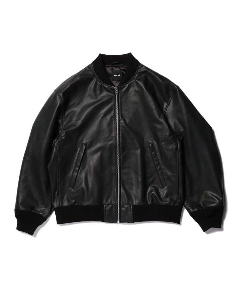 BEAMS レザー ボマージャケットが、2024年 9月下旬 発売 (ビームス