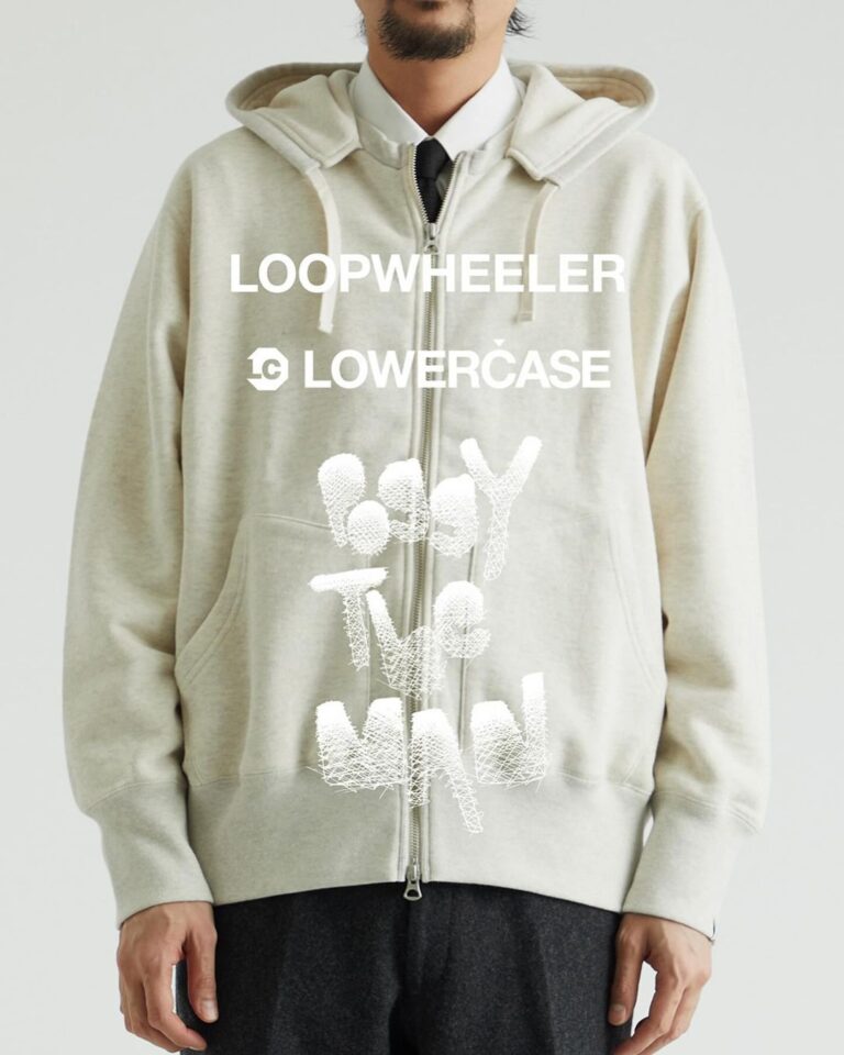 LOOPWHEELER × LOWERCASE for POGGYTHEMAN ZIP HOODIE/フーディが2024