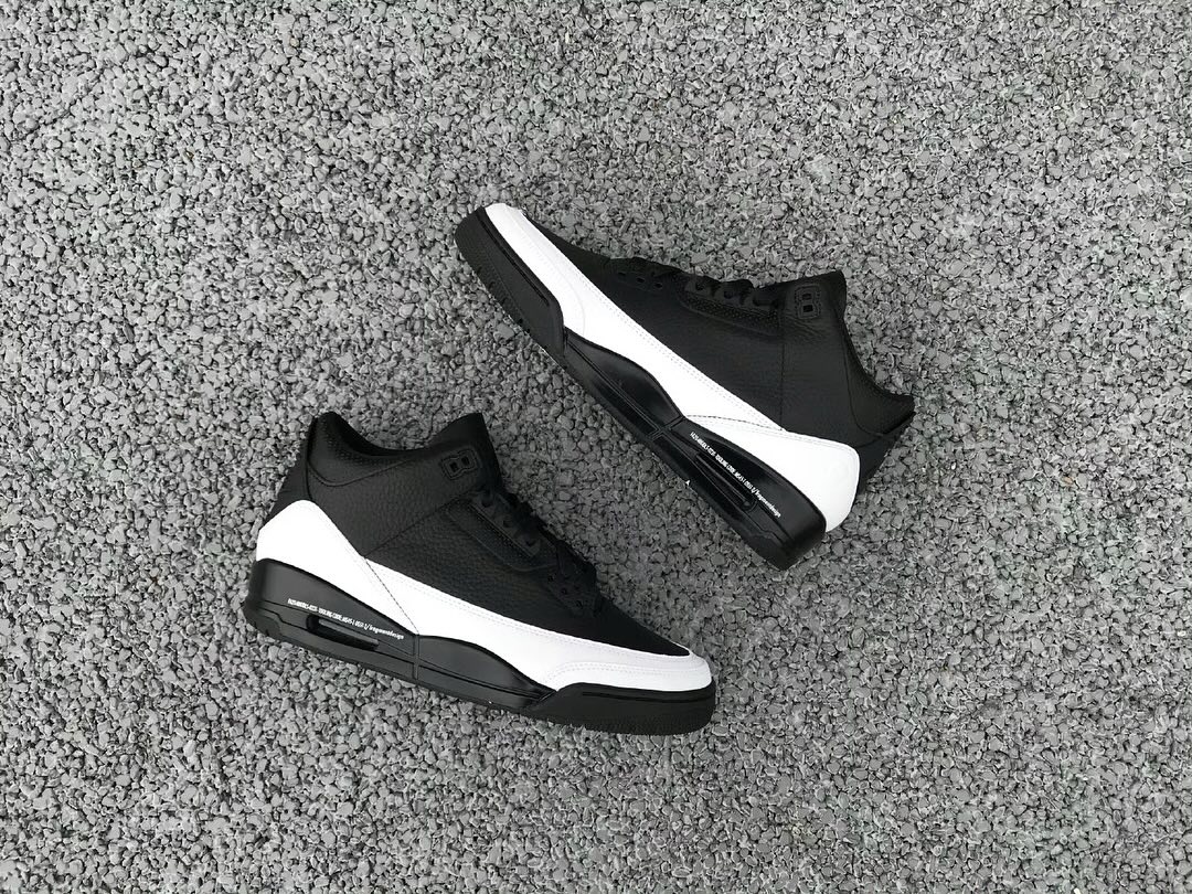 FRAGMENT x NIKE AIR JORDAN 3 “Black/White” (フラグメント ナイキ