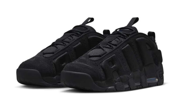 2025年 10/11 発売】NIKE AIR MORE UPTEMPO LOW “Triple Black